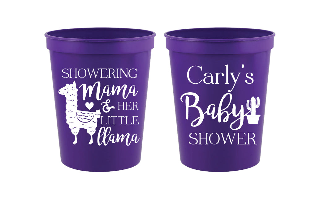 Baby Shower Plastic Cups Cup Favors (90133) Basketball, Beer And Diapers