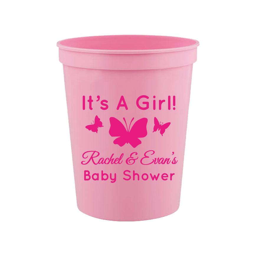 It's A Girl Cups