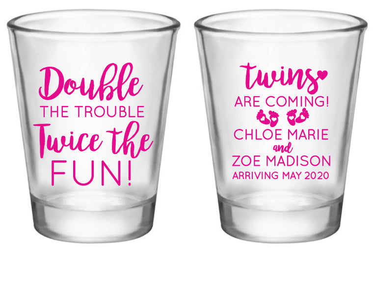 Shot glass best sale baby shower favors