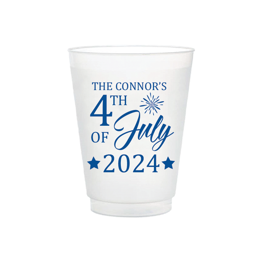4th of July Frosted Flex Cups