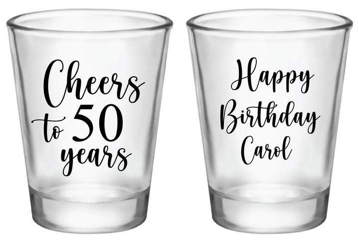 Personalized wedding shot glasses, personalized birthday shot glasses ...