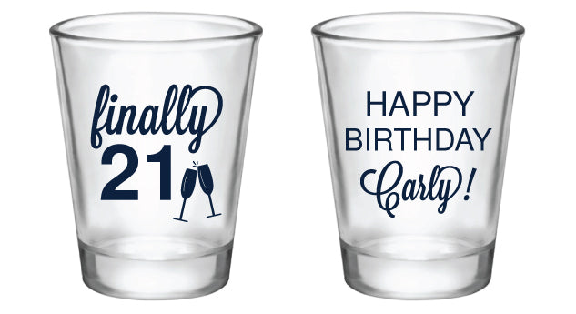 Personalized 2oz Plastic Shot Glasses Made In Birthday Year - Personalized Birthday Shot Glasses - Custom Shot Glass - Birthday Party online Favor