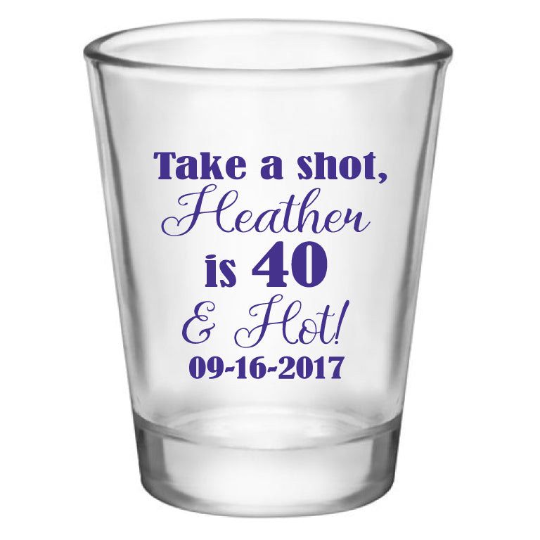 Shot glass party clearance favors