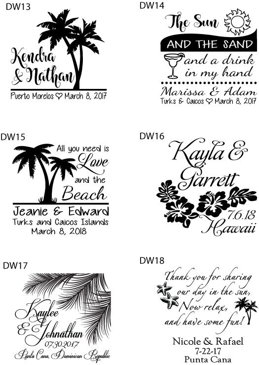 Personalized destination wedding favors, destination wedding tumblers –  Factory21 Store