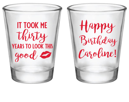 Double shot glass- funny birthday design for any age – Factory21 Store