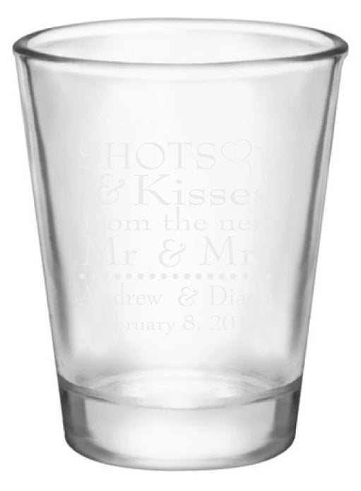 Shots and Kisses For the Mr and Mrs - offers Wedding Stadium Cups #91 - Custom - Bridal Wedding Favors, Wedding Cups, Party Cup